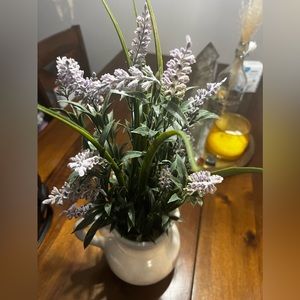 Faux lavender plant